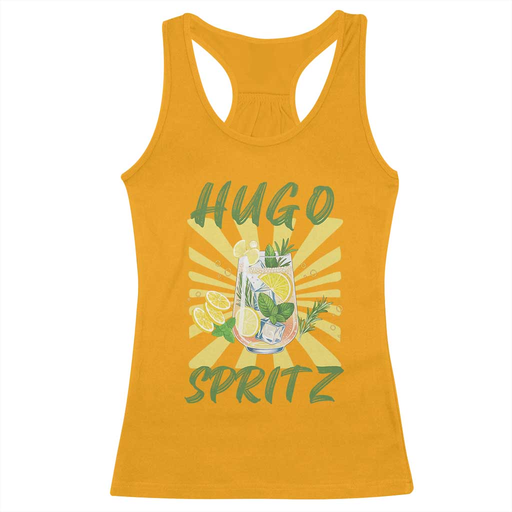 Hugo Spritz Racerback Tank Top Funny Tropical Cocktail Vacation