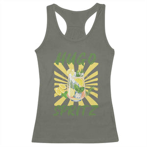 Hugo Spritz Racerback Tank Top Funny Tropical Cocktail Vacation
