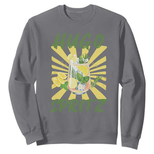 Hugo Spritz Sweatshirt Funny Tropical Cocktail Vacation TS12 Charcoal Print Your Wear