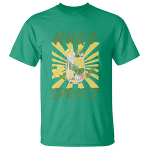 Hugo Spritz T Shirt Funny Tropical Cocktail Vacation TS12 Irish Green Print Your Wear
