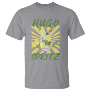 Hugo Spritz T Shirt Funny Tropical Cocktail Vacation TS12 Sport Gray Print Your Wear