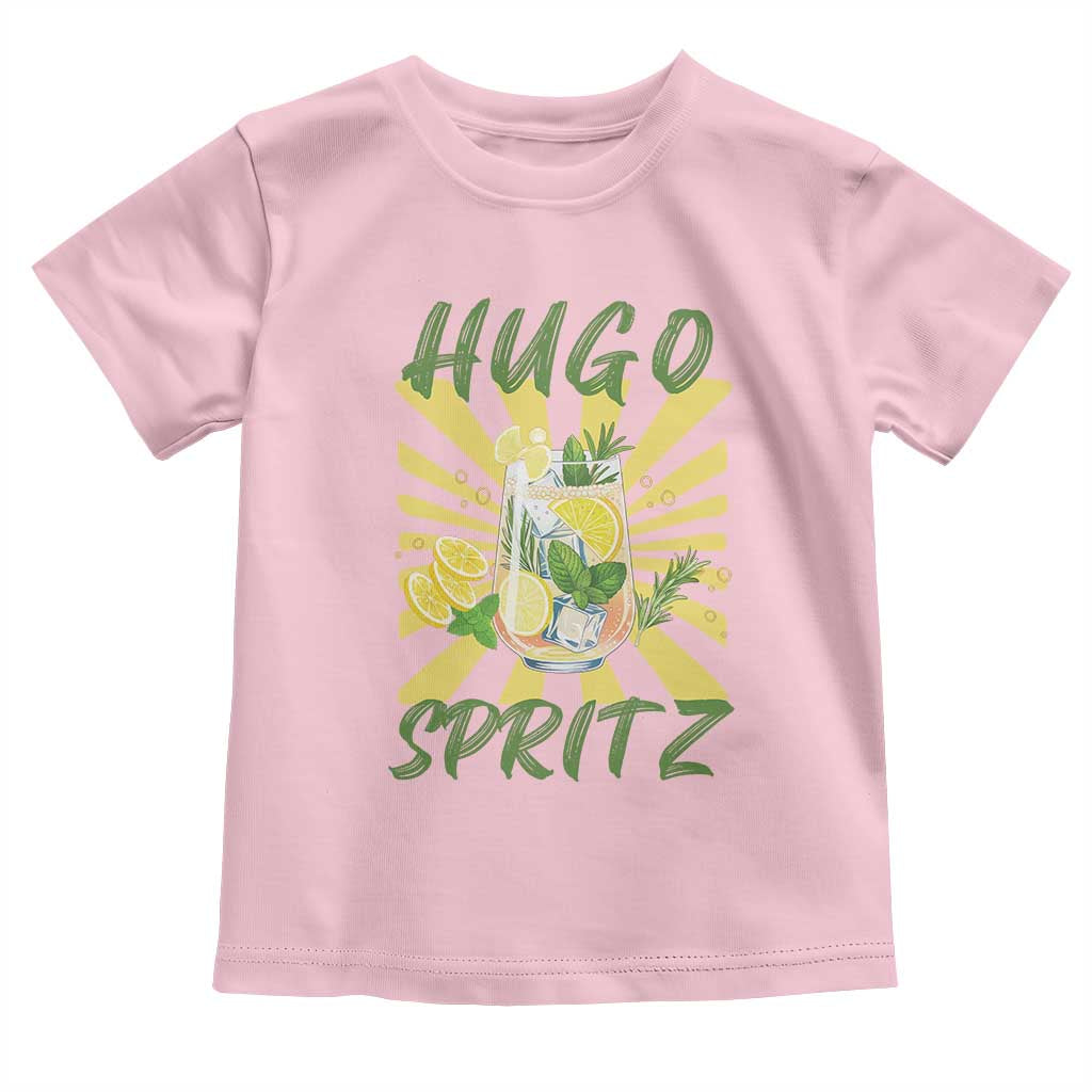 Hugo Spritz Toddler T Shirt Funny Tropical Cocktail Vacation TS12 Light Pink Print Your Wear