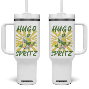 Hugo Spritz Tumbler With Handle Funny Tropical Cocktail Vacation