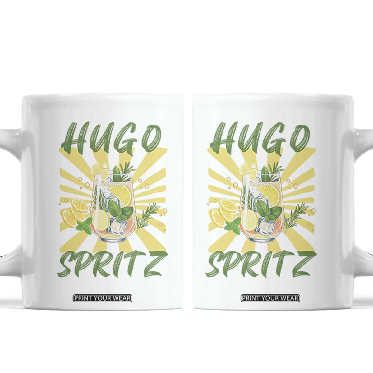 Hugo Spritz Coffee Mug Funny Tropical Cocktail Vacation