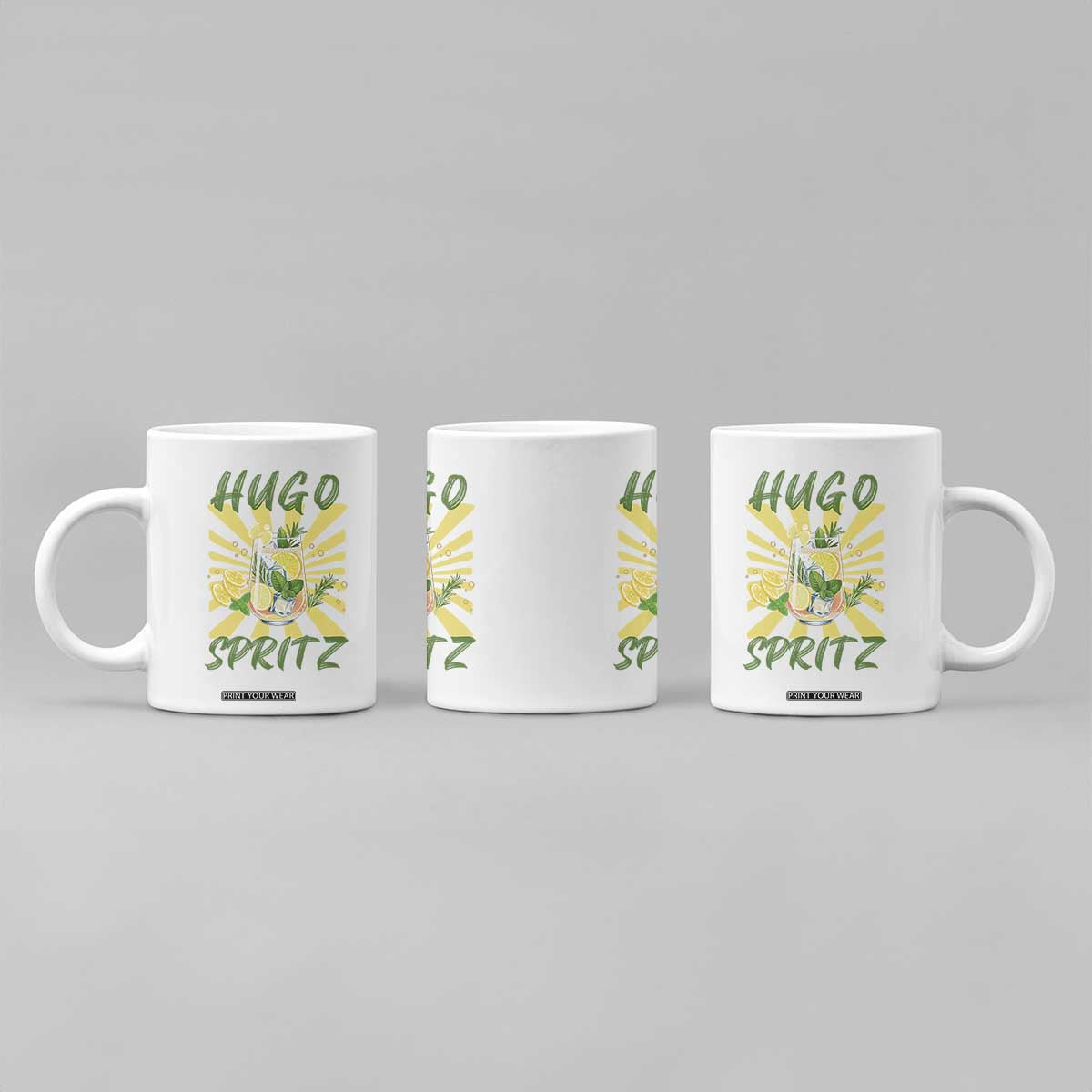 Hugo Spritz Coffee Mug Funny Tropical Cocktail Vacation TS12 Print Your Wear
