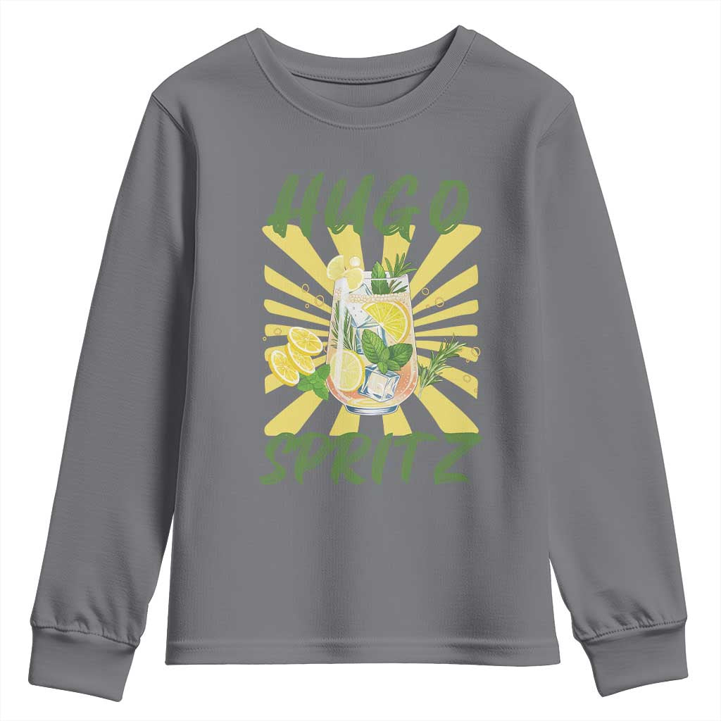 Hugo Spritz Youth Sweatshirt Funny Tropical Cocktail Vacation