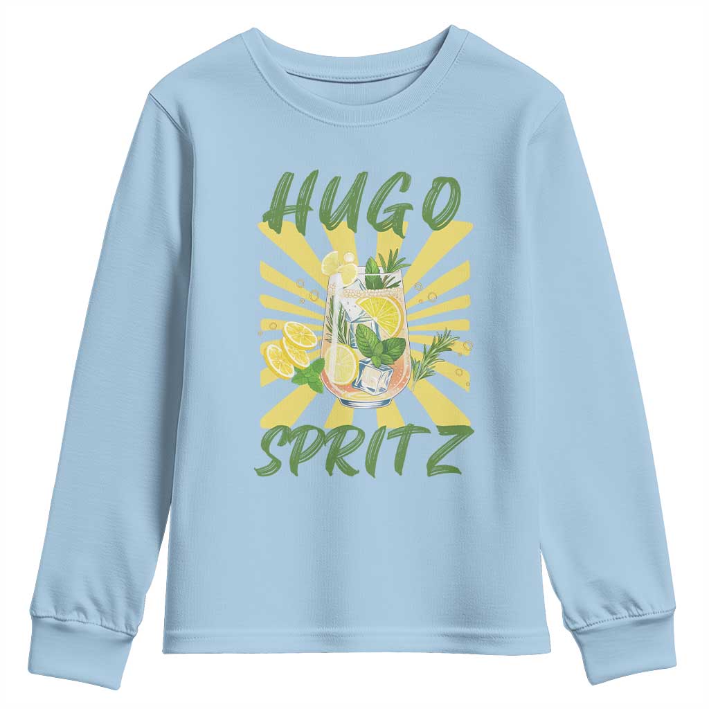 Hugo Spritz Youth Sweatshirt Funny Tropical Cocktail Vacation