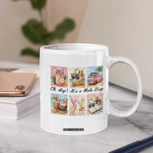 Oh Sip It Is A Girls Trip Coffee Mug Beach Trip Best Friends Gift TS12 Print Your Wear