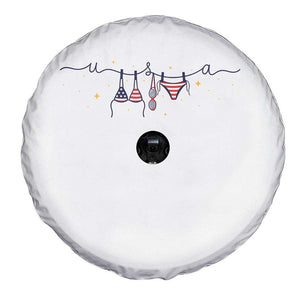 Patriotic American Flag Bikini Spare Tire Cover USA Summer Vacation Gift TS12 Print Your Wear