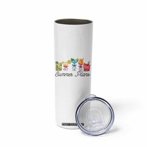 Funny Summer Plans Skinny Tumbler Refreshing Tropical Cocktail Lover Gift TS12 Print Your Wear