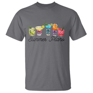 Funny Summer Plans T Shirt Refreshing Tropical Cocktail Lover Gift