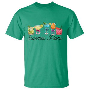 Funny Summer Plans T Shirt Refreshing Tropical Cocktail Lover Gift