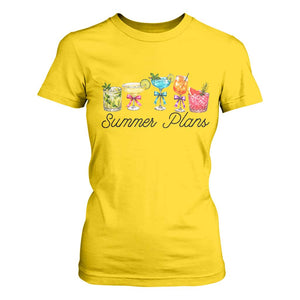 Funny Summer Plans T Shirt For Women Refreshing Tropical Cocktail Lover Gift TS12 Daisy Print Your Wear