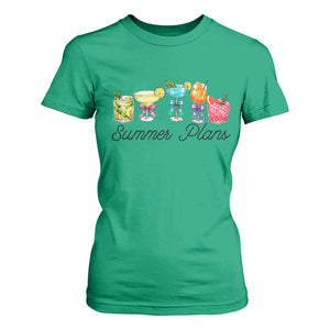 Funny Summer Plans T Shirt For Women Refreshing Tropical Cocktail Lover Gift TS12 Irish Green Print Your Wear