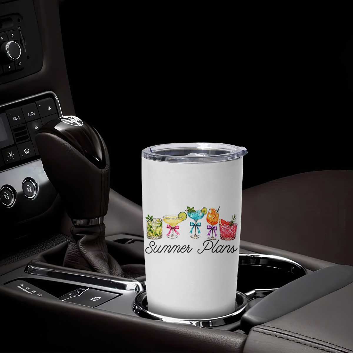 Funny Summer Plans Tumbler Cup Refreshing Tropical Cocktail Lover Gift
