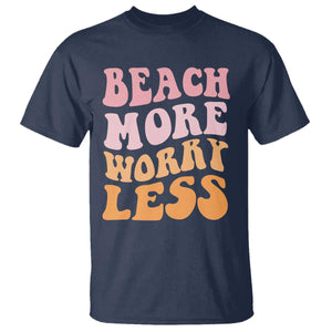 Beach More Worry Less T Shirt Boho Summer Vacation