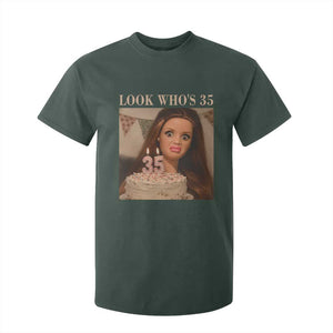 Look Who's 35 T Shirt For Kid Funny Birthday Doll Face Meme