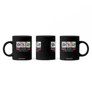 Autism Acceptance Support Coffee Mug Teach Accept Love