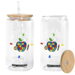 Autism Acceptance Teacher Glass Can Teach Love Hope Inspire