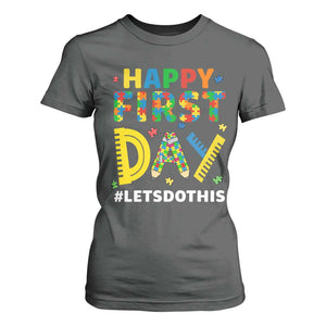 Autism Acceptance Back To School Educator T Shirt For Women Happy First Day