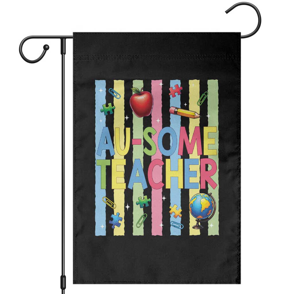 Special Ed Teacher Autism Acceptance Garden Flag Au Some Teacher