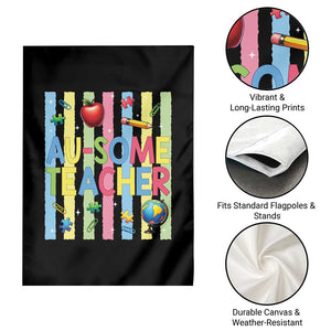 Special Ed Teacher Autism Acceptance Garden Flag Au Some Teacher