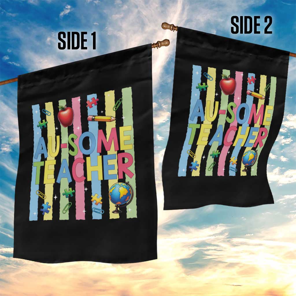 Special Ed Teacher Autism Acceptance Garden Flag Au Some Teacher