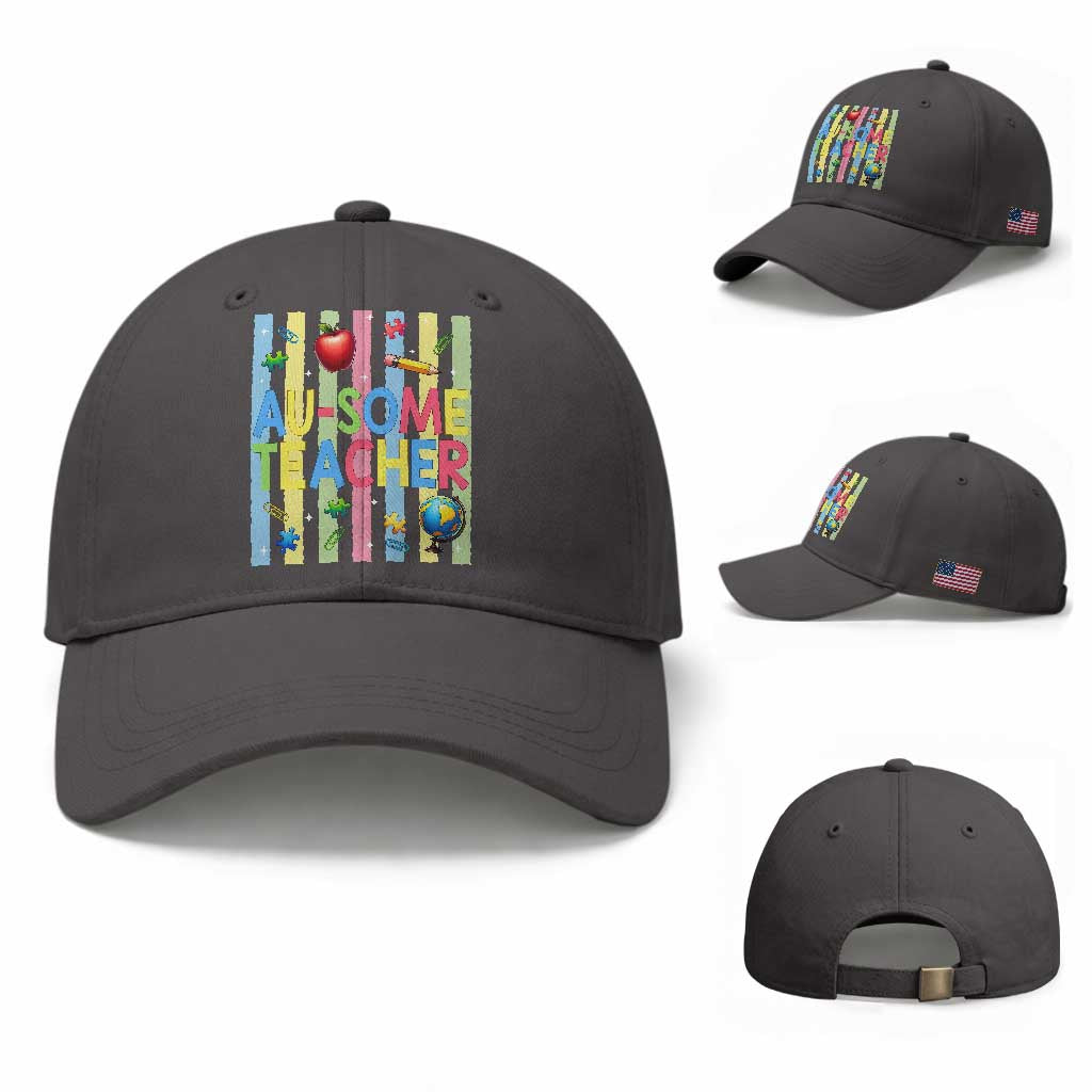 Special Ed Teacher Autism Acceptance Baseball Cap Au Some Teacher