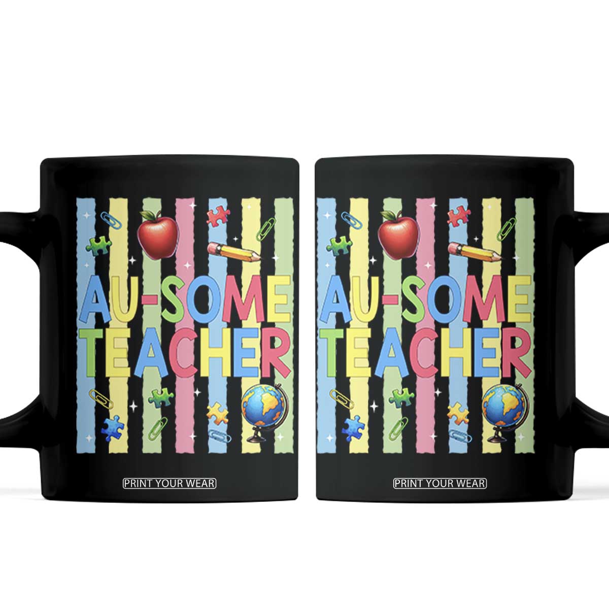 Special Ed Teacher Autism Acceptance Coffee Mug Au Some Teacher