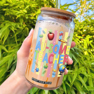 Special Ed Teacher Autism Acceptance Glass Can Au Some Teacher