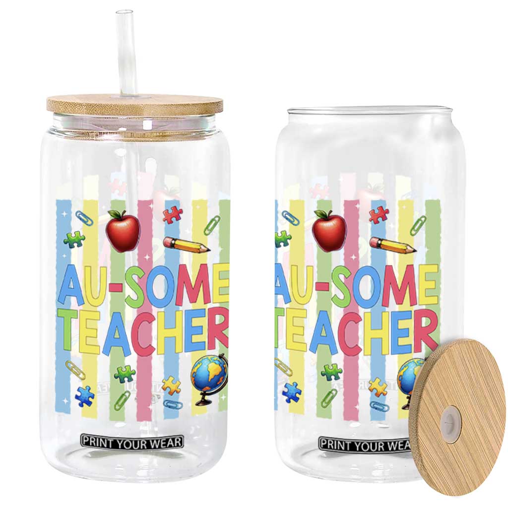 Special Ed Teacher Autism Acceptance Glass Can Au Some Teacher