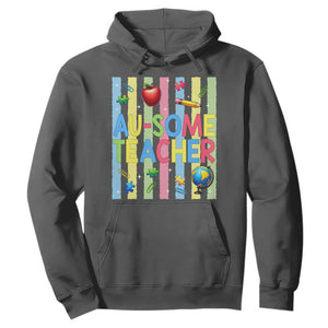 Special Ed Teacher Autism Acceptance Hoodie Au Some Teacher