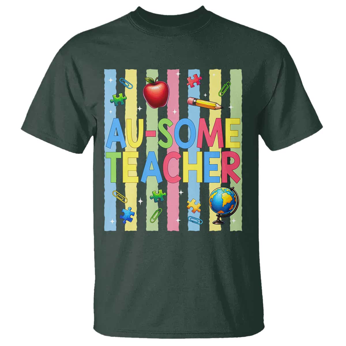 Special Ed Teacher Autism Acceptance T Shirt Au Some Teacher