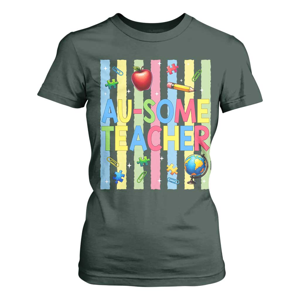 Special Ed Teacher Autism Acceptance T Shirt For Women Au Some Teacher