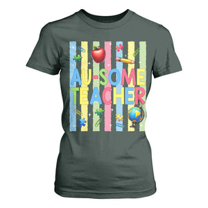 Special Ed Teacher Autism Acceptance T Shirt For Women Au Some Teacher
