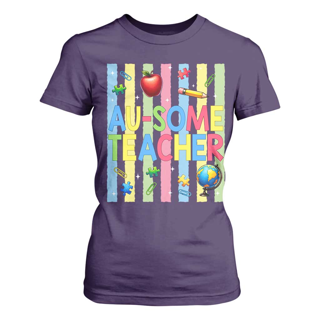 Special Ed Teacher Autism Acceptance T Shirt For Women Au Some Teacher