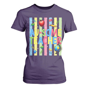 Special Ed Teacher Autism Acceptance T Shirt For Women Au Some Teacher