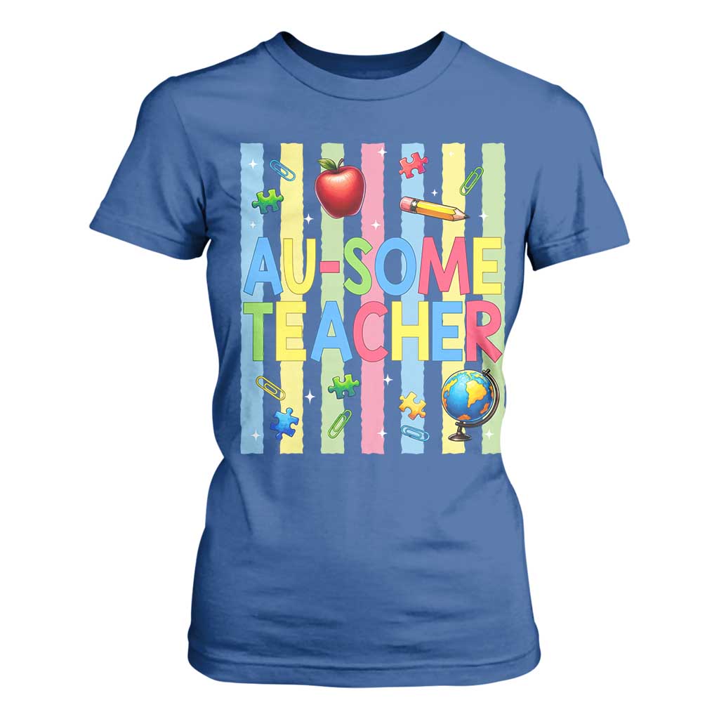 Special Ed Teacher Autism Acceptance T Shirt For Women Au Some Teacher