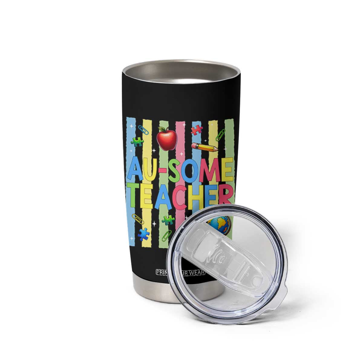Special Ed Teacher Autism Acceptance Tumbler Cup Au Some Teacher