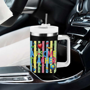 Special Ed Teacher Autism Acceptance Tumbler With Handle Au Some Teacher