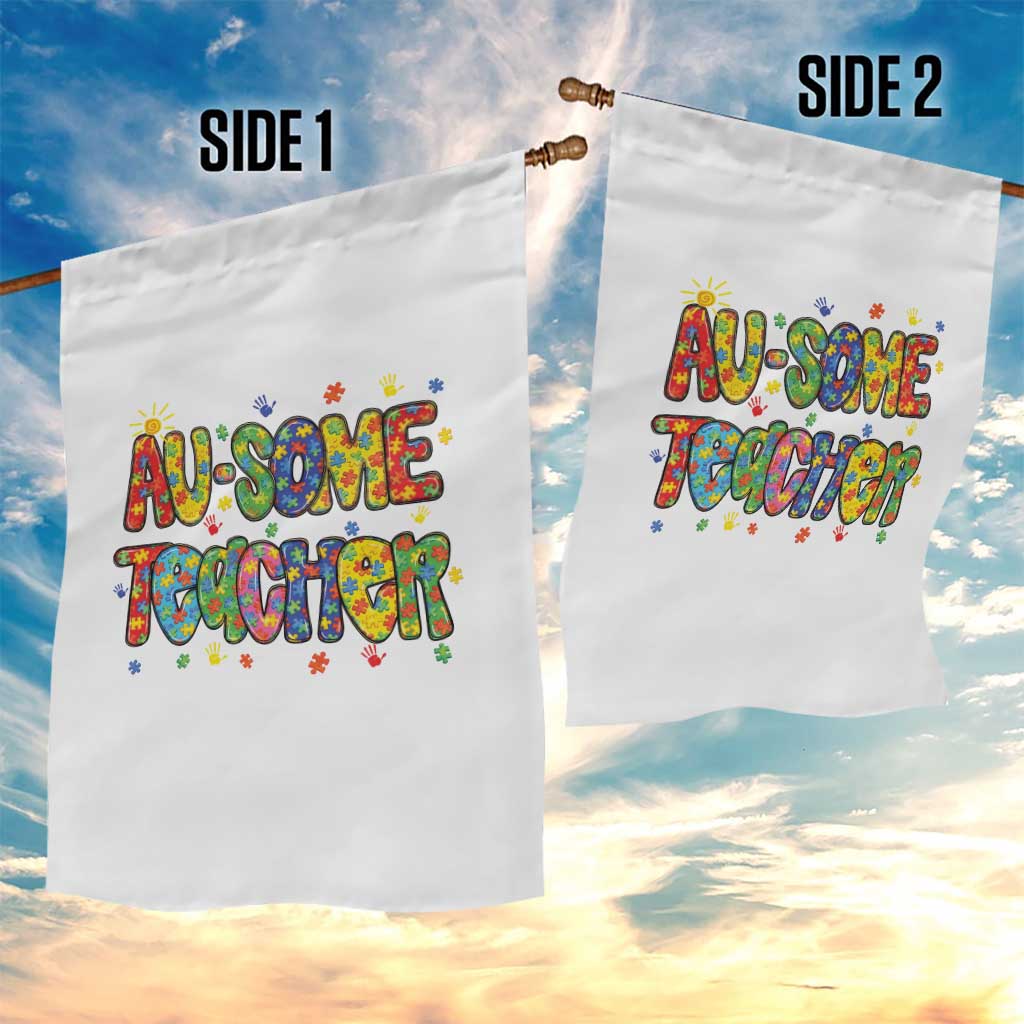 Autism Acceptance Special Education Teacher Garden Flag Au Some Teacher