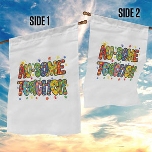 Autism Acceptance Special Education Teacher Garden Flag Au Some Teacher