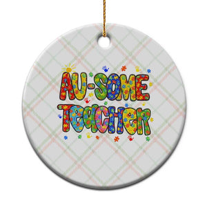 Autism Acceptance Special Education Teacher Ceramic Ornament Au Some Teacher