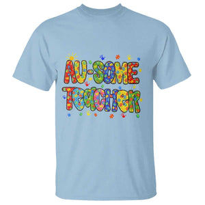 Autism Acceptance Special Education Teacher T Shirt Au Some Teacher