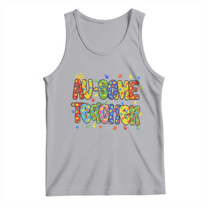Autism Acceptance Special Education Teacher Tank Top Au Some Teacher