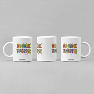 Autism Acceptance Special Education Teacher Coffee Mug Au Some Teacher