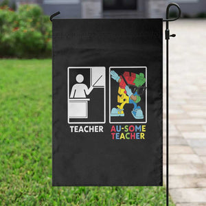 Funny Au Some Teacher Garden Flag Autism Acceptance Special Education Gift