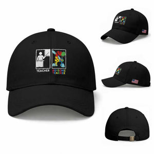 Funny Au Some Teacher Baseball Cap Autism Acceptance Special Education Gift