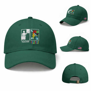 Funny Au Some Teacher Baseball Cap Autism Acceptance Special Education Gift