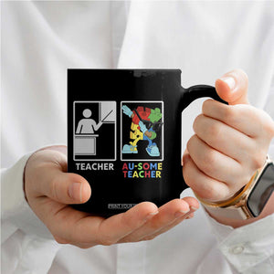 Funny Au Some Teacher Coffee Mug Autism Acceptance Special Education Gift